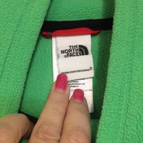 The North Face Green half zip fleece Sz small - Picture 3 of 6
